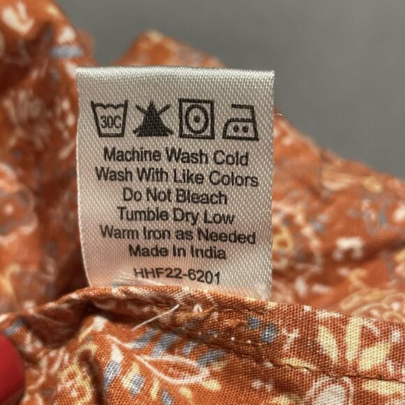 House of Harlow 1960 Dress Womens XS Floral Ruffle Smocked Long Sleeve Boho - Picture 7 of 10